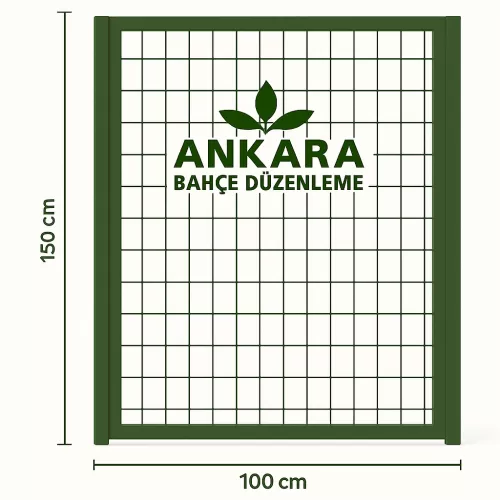150x100 Tek Kanatlı Panel Çit Kapı Fiyatı