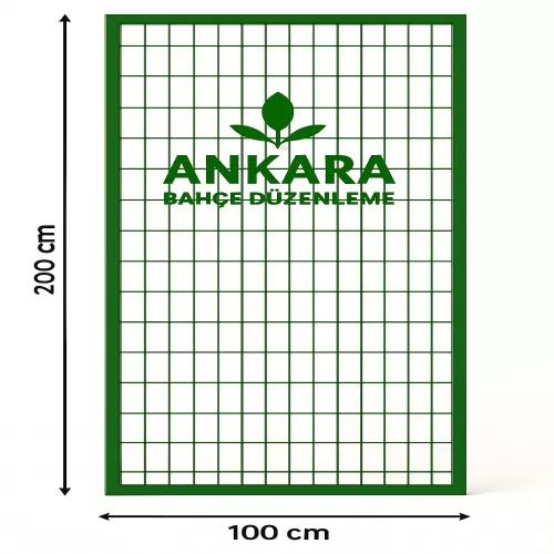 200 cm x 100 cm Tek Kanatlı Panel Çit Kapı fiyatı
