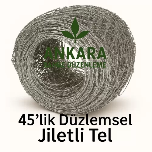 45'lik düzlemsel jiletli tel