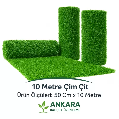 Çim Çit Örgü Telli Bahçe Çiti 50 cm x 10 mt