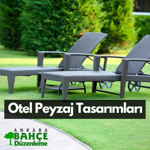 Ankara Otel Peyzaj Tasarımı - Ankara tatil köyü çevre düzenleme