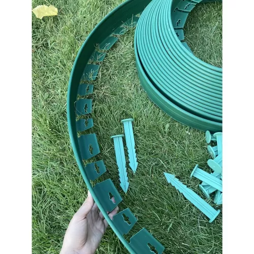 Plastik Esnek Çim Sınırlayıcı
