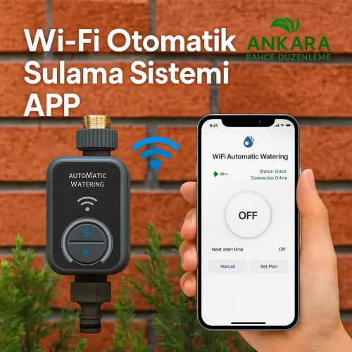 WiFi Otomatik Sulama Sistemi App Destekli